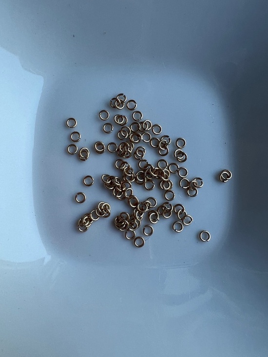 Other - Gold-Filled Open Jump Rings for Jewelry Making - 2MM, 23 Gauge, 100 Pieces
